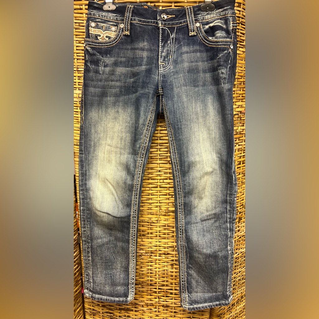 Rock Revival-Ligeia, Size: 27, Easy Crop Pants, Pre-Owned